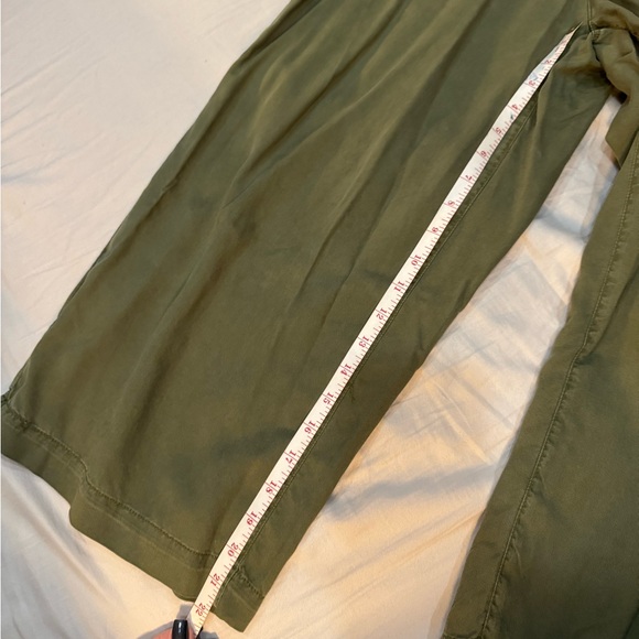 Zara Khaki Green Wide-leg Trousers - M  - Picture 8 of 12